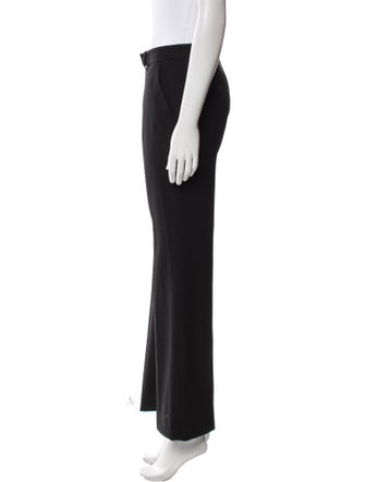 Alexander McQueen Virgin Wool Wide Leg Pants