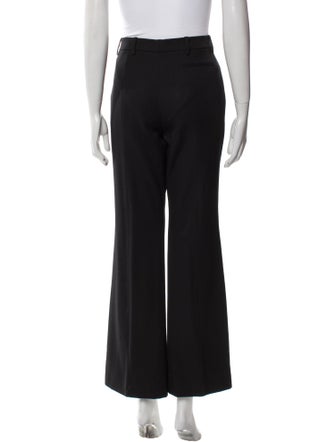 Alexander McQueen Virgin Wool Wide Leg Pants