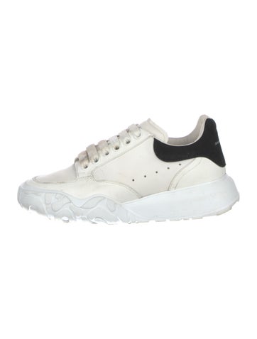 Alexander McQueen Sneakers Leather Colorblock Pattern IT 37.5 | 7.5