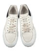 Alexander McQueen Leather Colorblock Pattern Sneakers