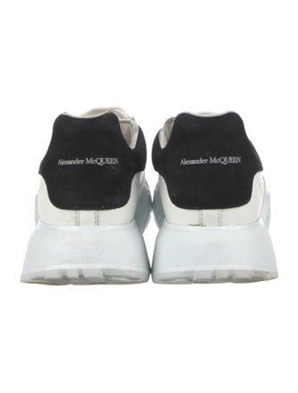 Alexander McQueen Leather Colorblock Pattern Sneakers