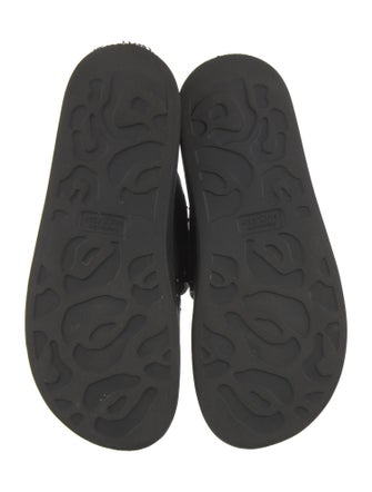 Alexander McQueen Leather Studded Accents Slides
