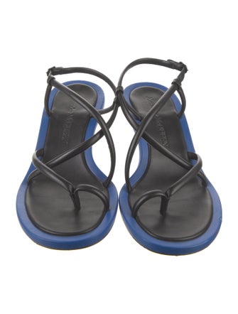 Alexander McQueen Leather Slingback Sandals