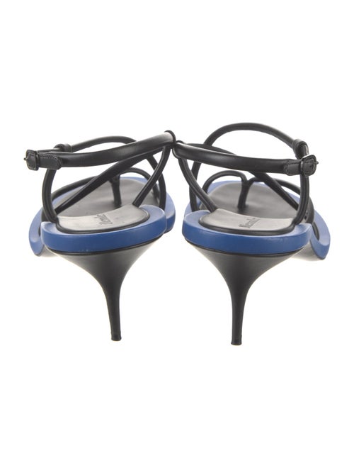 Alexander McQueen Leather Slingback Sandals