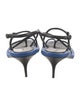Alexander McQueen Leather Slingback Sandals