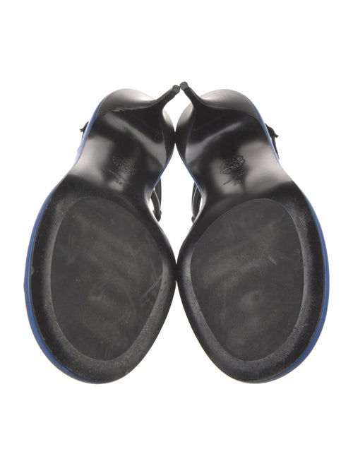 Alexander McQueen Leather Slingback Sandals