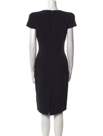 Alexander McQueen V-Neck Midi Length Dress