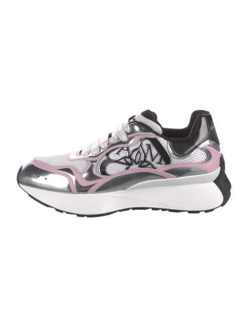 Alexander McQueen Mesh Printed Chunky Sneakers