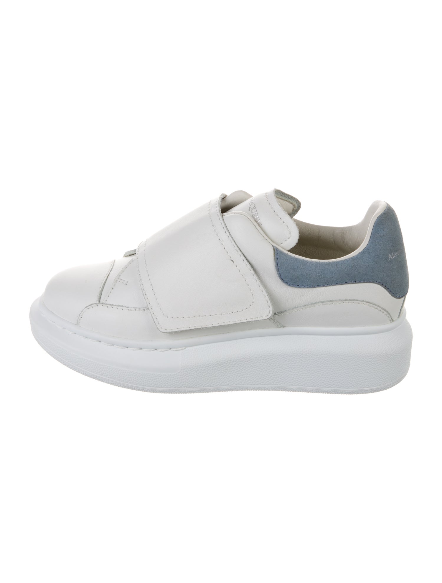 Alexander McQueen Kids' Leather Low Top Sneakers