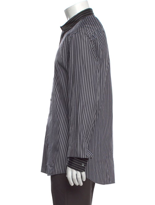 Alexander McQueen Striped Long Sleeve Dress Shirt