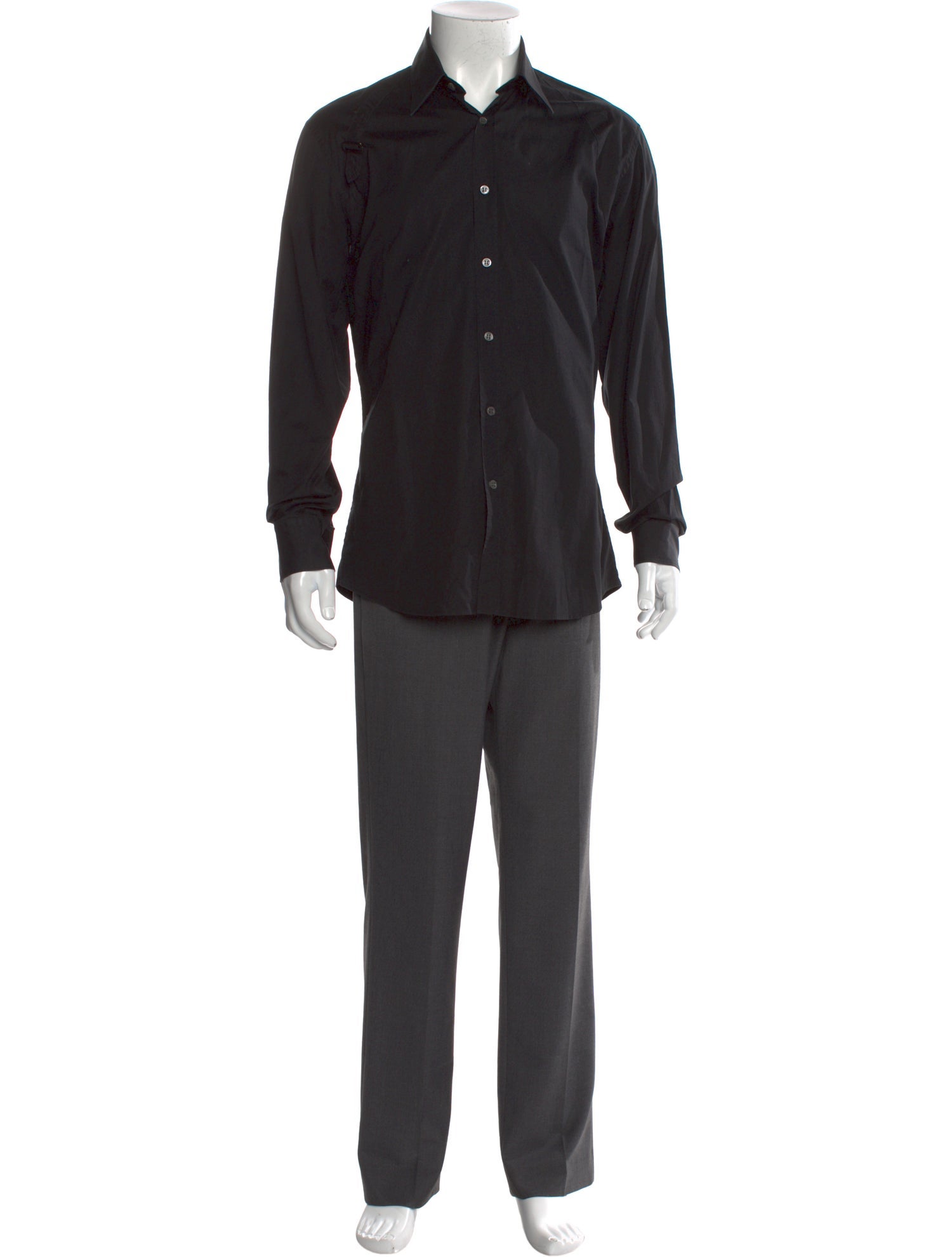 Alexander McQueen 2012 Long Sleeve Tuxedo Shirt