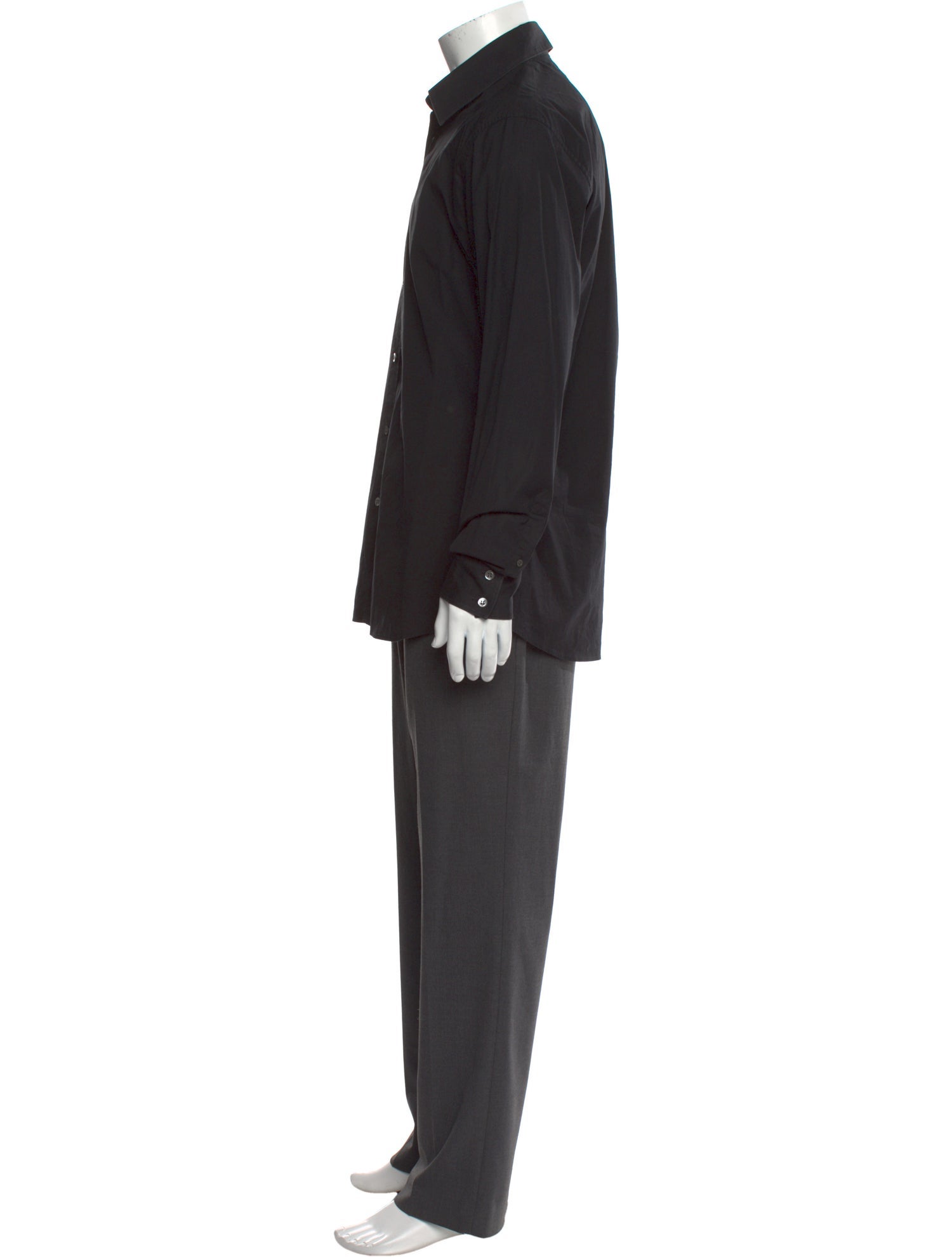 Alexander McQueen 2012 Long Sleeve Tuxedo Shirt