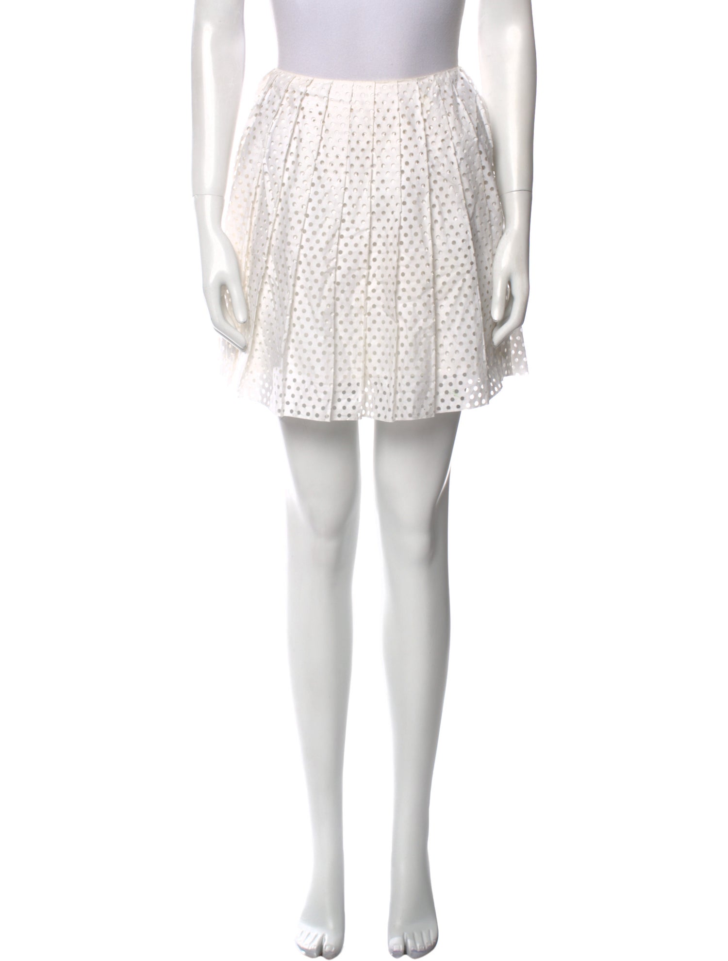 McQ Alexander McQueen Polka Dot Print Mini Skirt