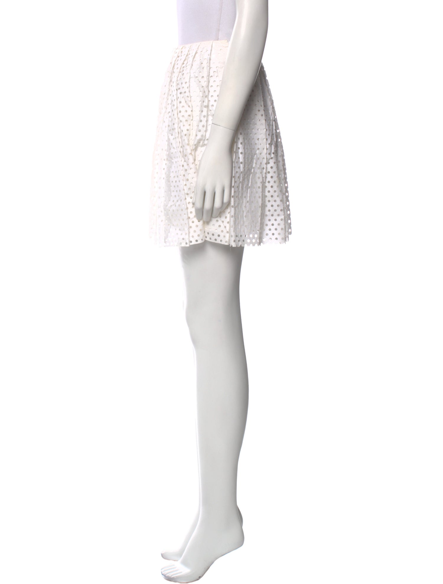 McQ Alexander McQueen Polka Dot Print Mini Skirt