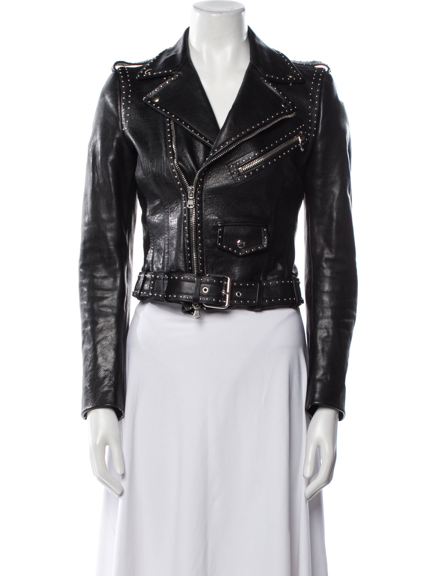 Alexander McQueen Leather Biker Jacket