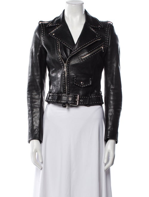 Alexander McQueen Leather Biker Jacket