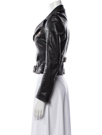 Alexander McQueen Leather Biker Jacket