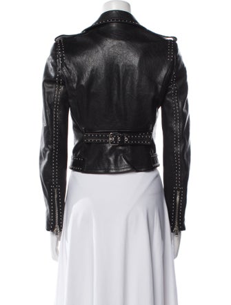 Alexander McQueen Leather Biker Jacket