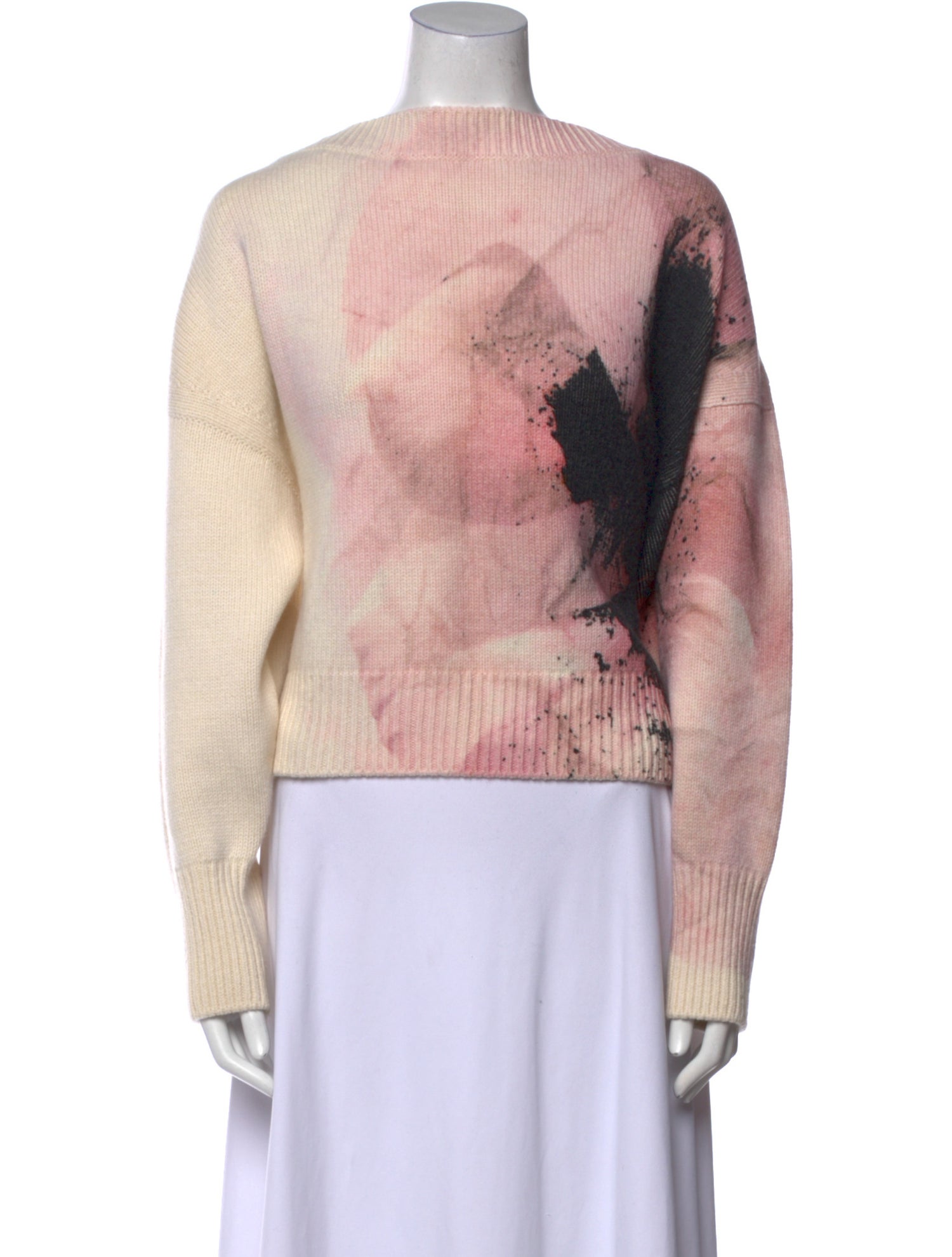 Alexander McQueen Wool Tie-Dye Print Sweater