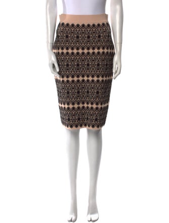 Alexander McQueen Printed Knee-Length Skirt