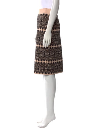 Alexander McQueen Printed Knee-Length Skirt