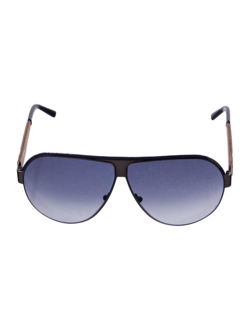 Alexander McQueen Aviator Gradient Sunglasses