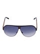 Alexander McQueen Aviator Gradient Sunglasses
