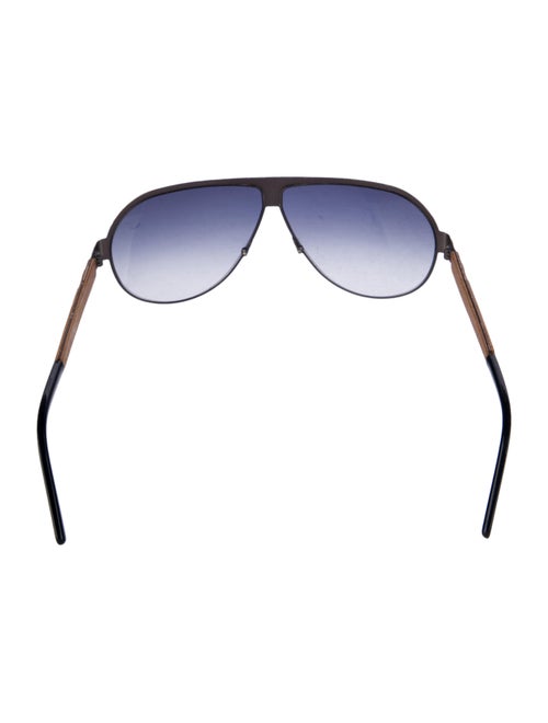 Alexander McQueen Aviator Gradient Sunglasses