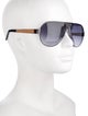 Alexander McQueen Aviator Gradient Sunglasses