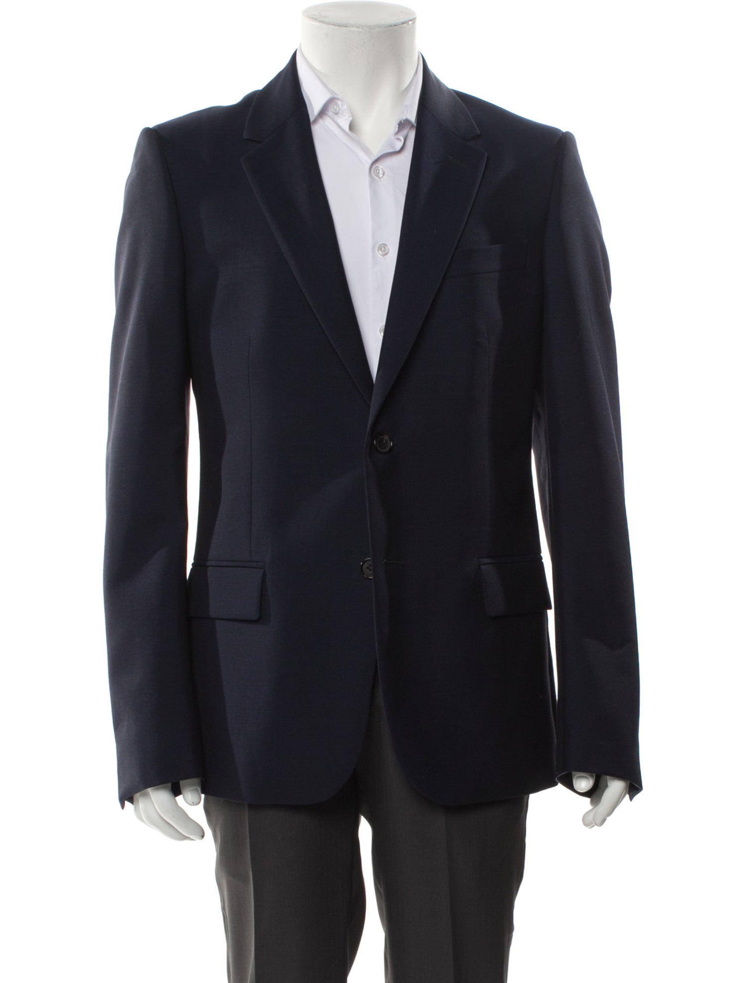 Alexander McQueen Wool Embroidered Accent Blazer