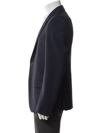 Alexander McQueen Wool Embroidered Accent Blazer