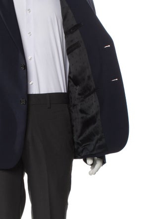 Alexander McQueen Wool Embroidered Accent Blazer