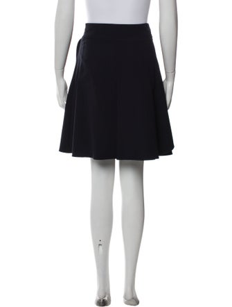 Alexander McQueen Pleated Accents Knee-Length Skirt