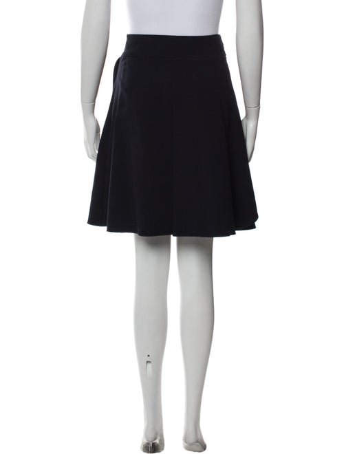 Alexander McQueen Pleated Accents Knee-Length Skirt