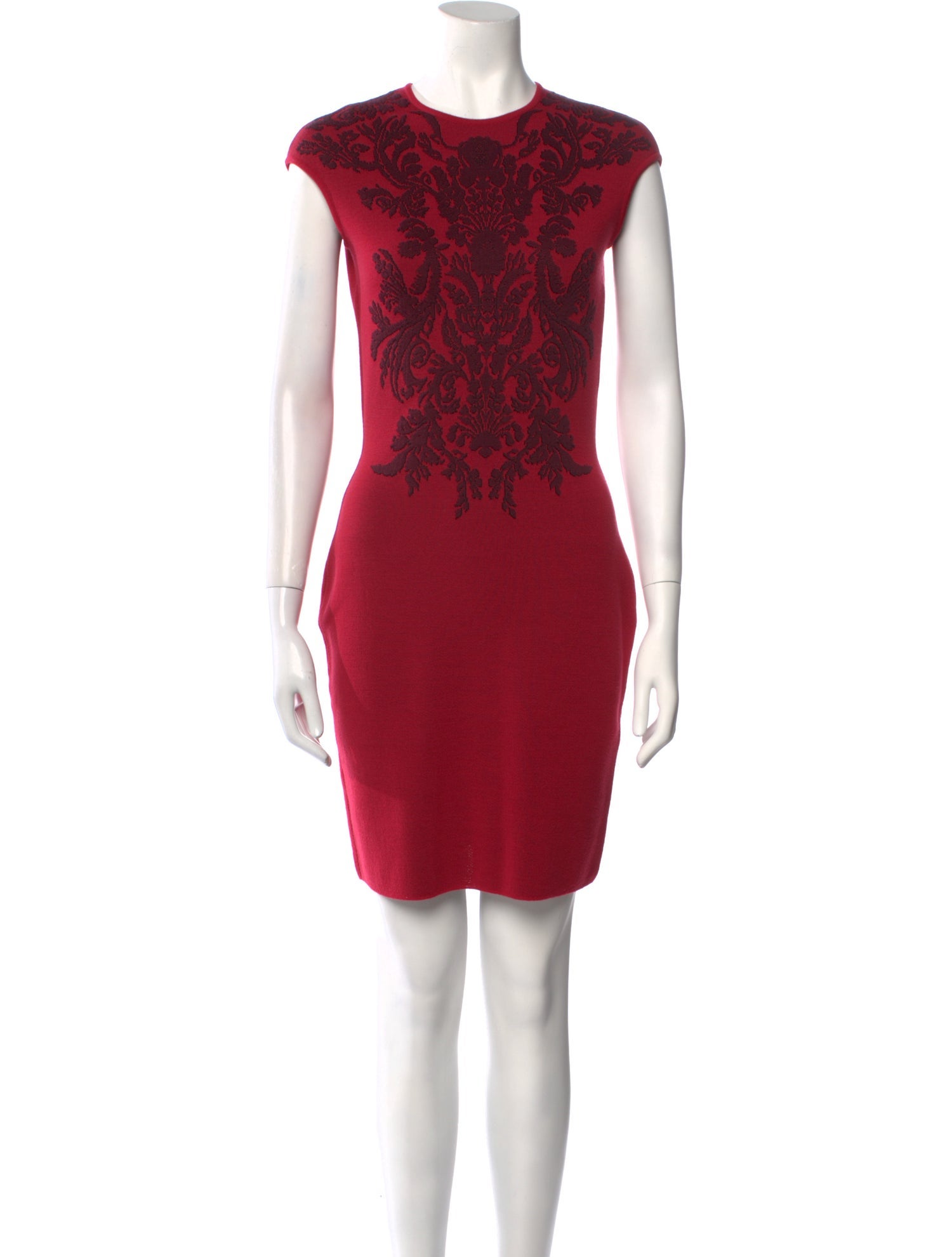 Alexander McQueen Wool Mini Dress