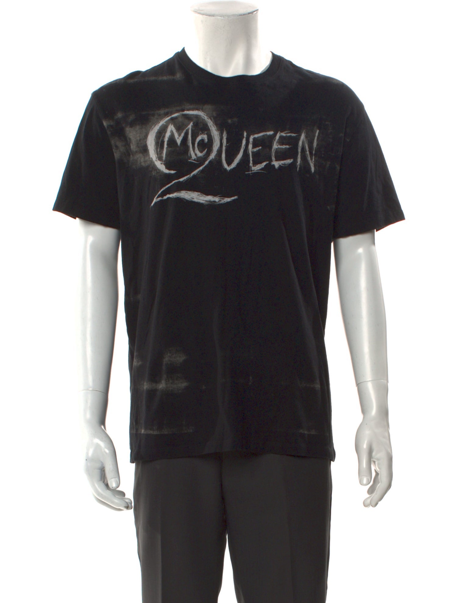 Alexander McQueen Graphic Print Crew Neck T-Shirt