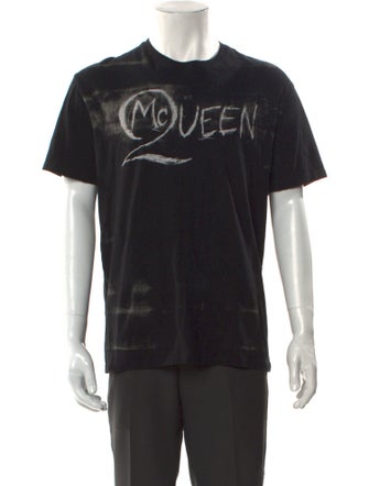 Alexander McQueen Graphic Print Crew Neck T-Shirt