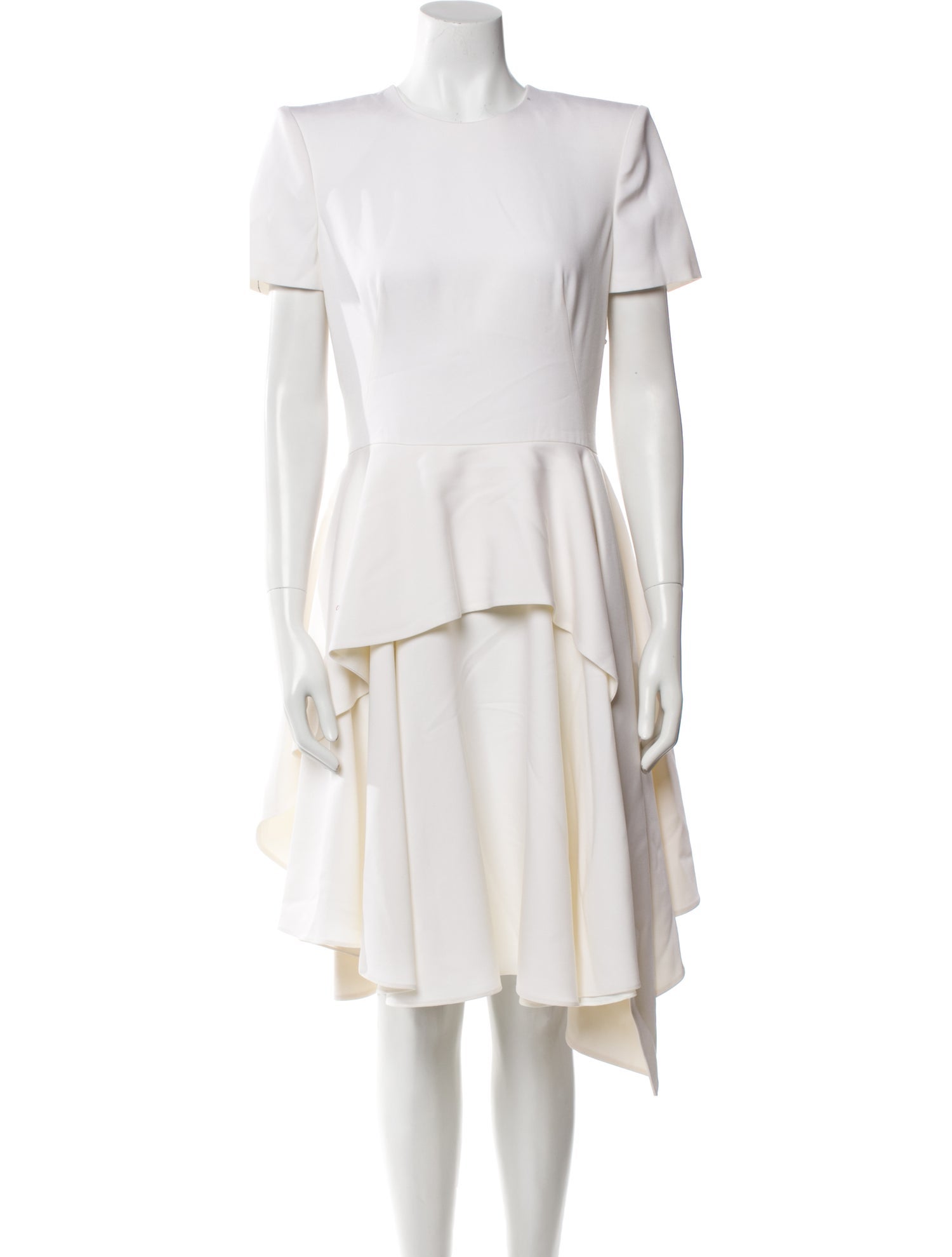 Alexander McQueen Virgin Wool Knee-Length Dress