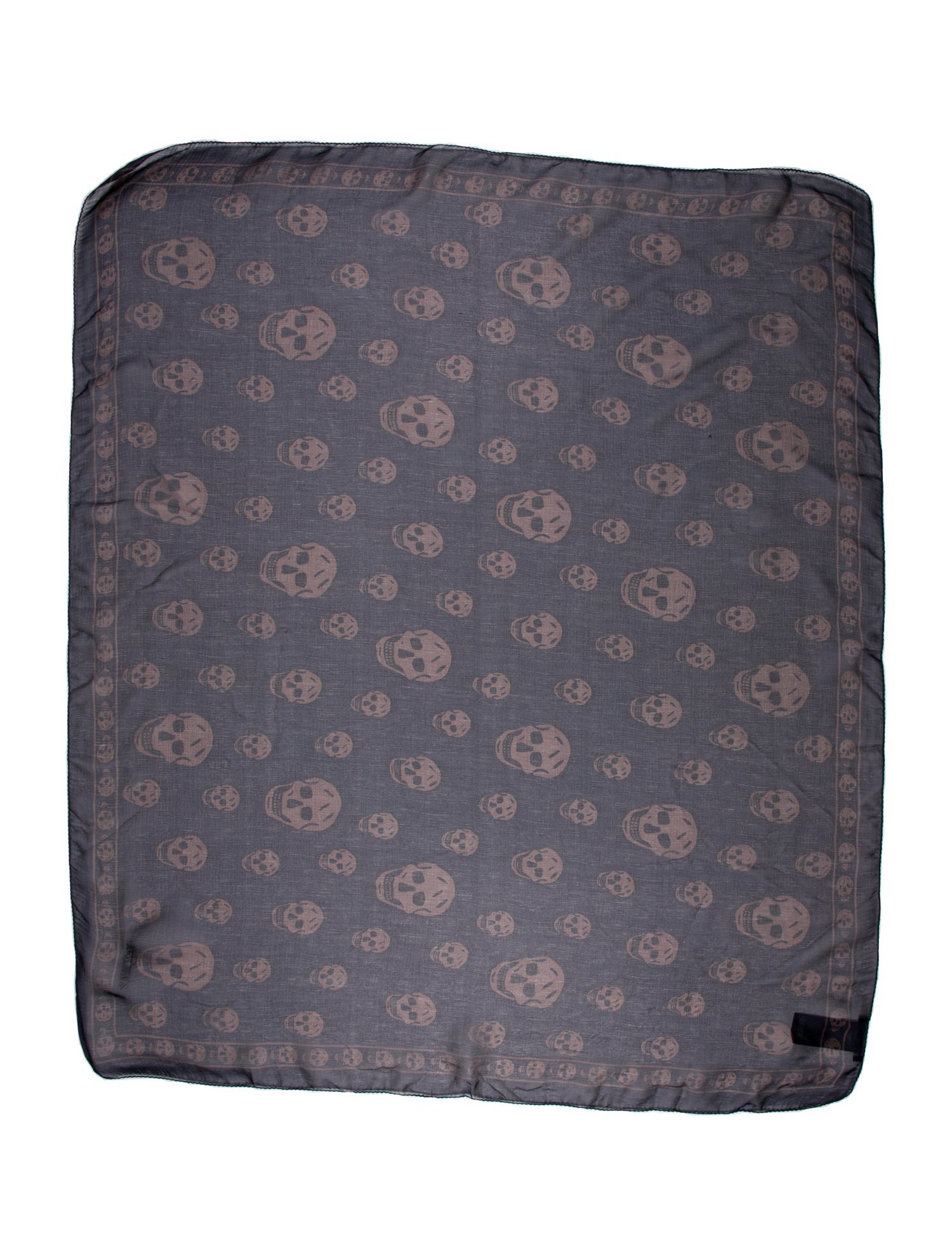 Alexander McQueen Silk Skull Scarf