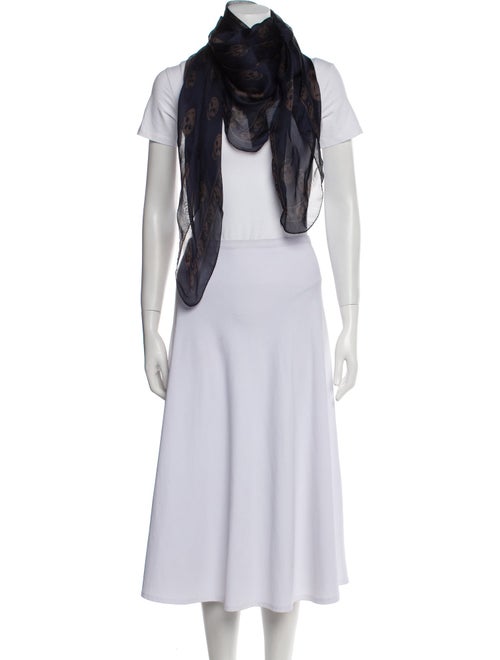 Alexander McQueen Silk Skull Scarf