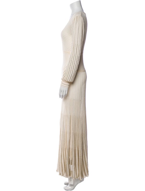 Alexander McQueen V-Neck Long Dress
