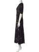 Alexander McQueen Silk Long Dress