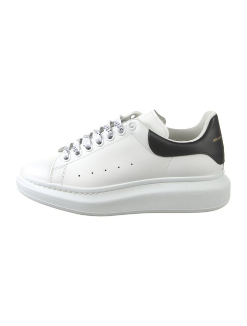 Alexander McQueen Leather Colorblock Pattern Chunky Sneakers