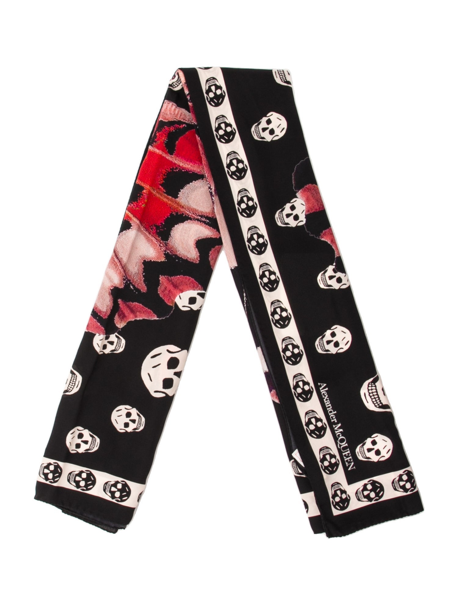 Alexander McQueen Silk Skull Scarf