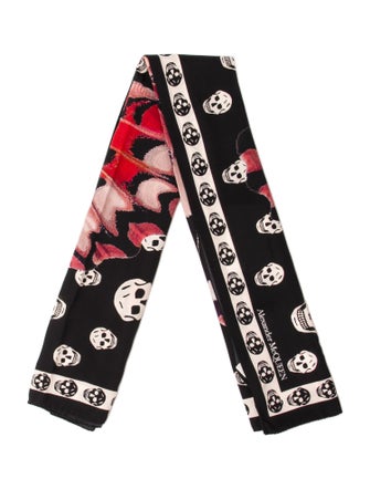 Alexander McQueen Silk Skull Scarf