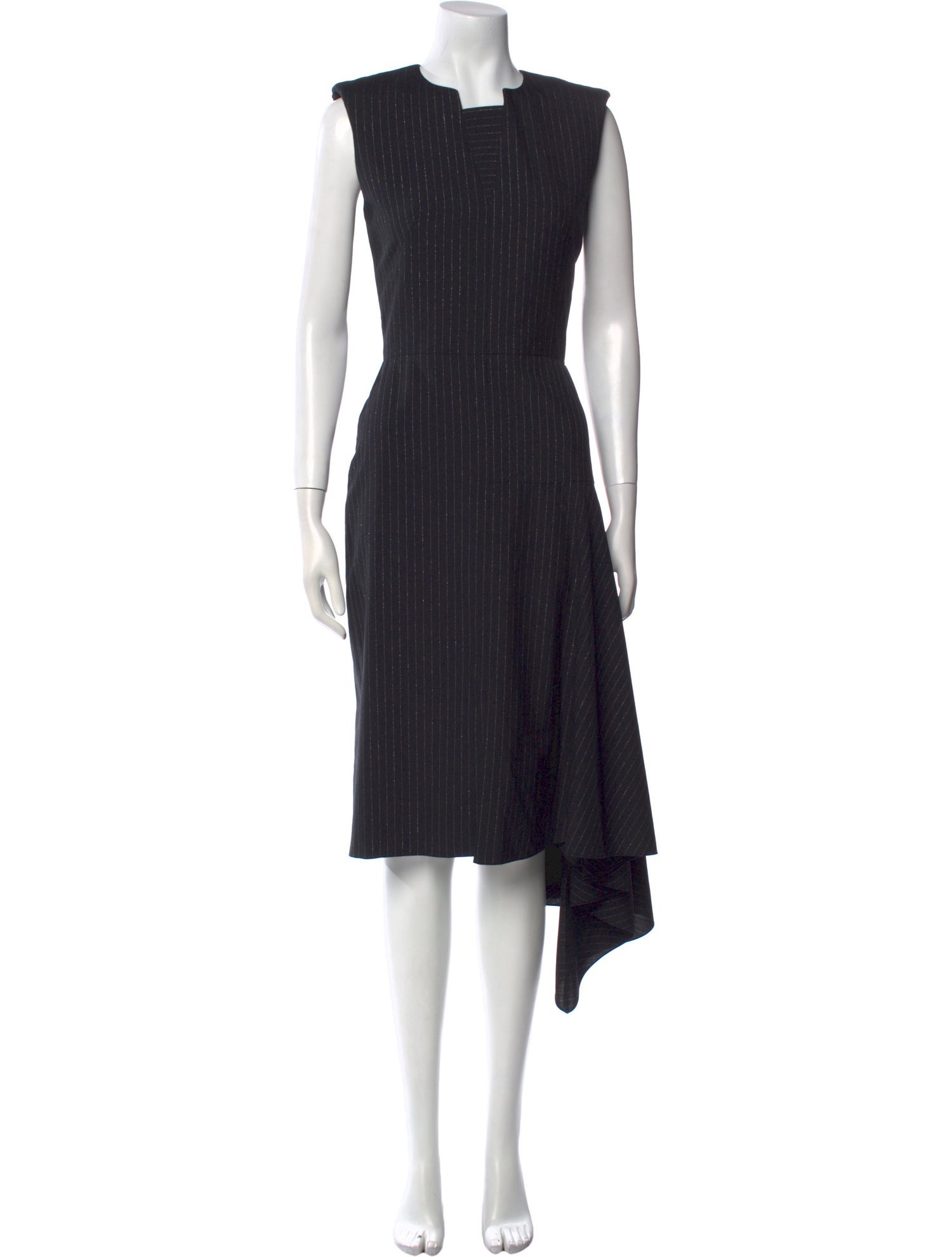 Alexander McQueen Virgin Wool Long Dress