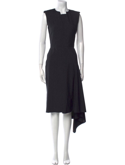 Alexander McQueen Virgin Wool Long Dress