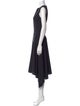 Alexander McQueen Virgin Wool Long Dress
