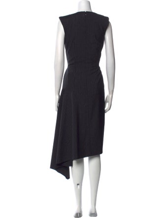 Alexander McQueen Virgin Wool Long Dress