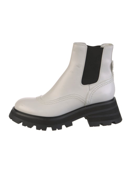 Alexander McQueen Leather Chelsea Boots